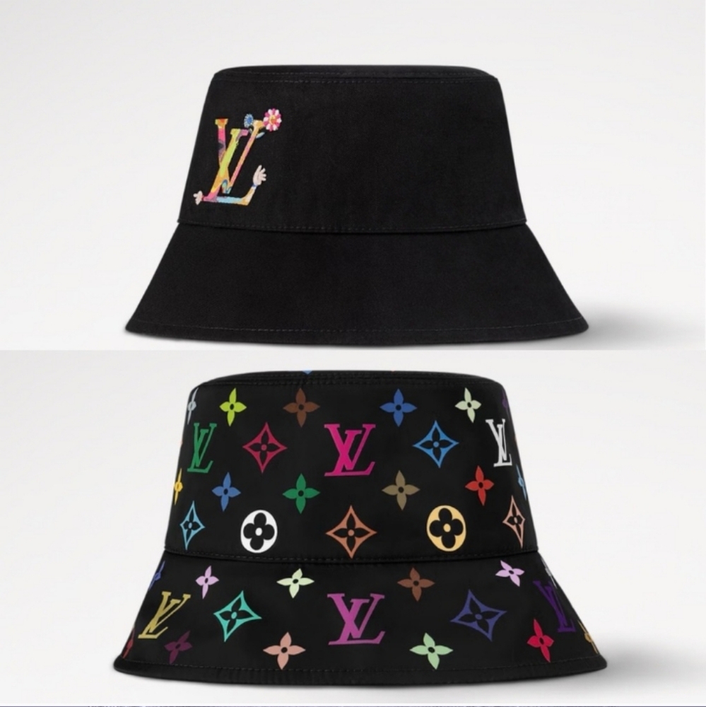 💕Host Pick 6/25 Louis Vuitton Black Multicolor Bucket Hat